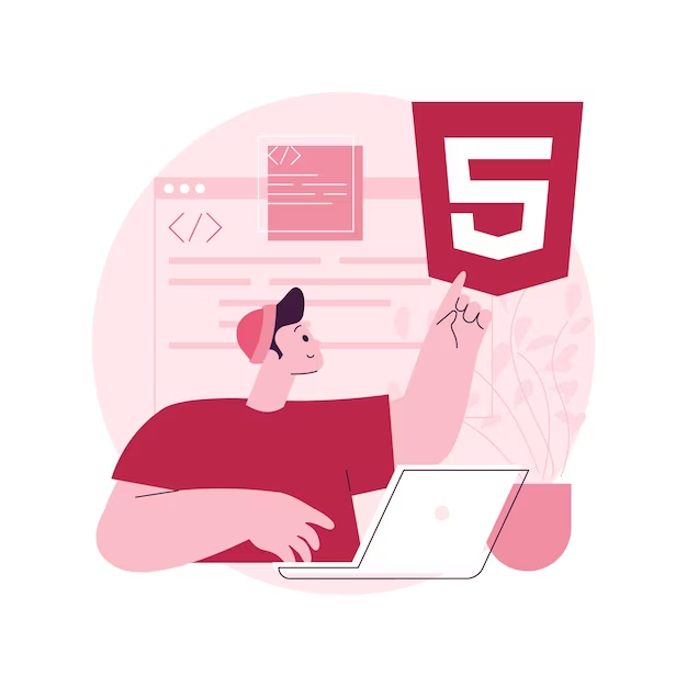 A man clicks on a JavaScript icon
